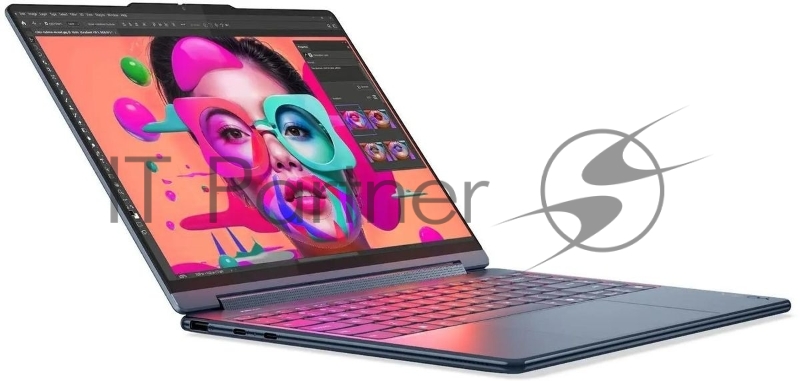 Ноутбук Lenovo Yoga 9 14ILL10 Core Ultra 7 256V 16Gb SSD1Tb Intel Arc 140V 14 OLED Touch 2.8K (2880x1800) Windows 11 Home blue WiFi BT Cam Bag (83LC0054RK)