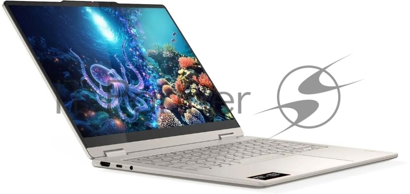 Ноутбук Lenovo Yoga 7 14AKP10 Ryzen AI 7 350 24Gb SSD1Tb AMD Radeon 860M 14 OLED Touch WUXGA (1920x1200) Windows 11 Home beige WiFi BT Cam (83JR0061RK)