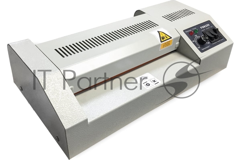 Ламинатор Гелеос FGK 220, А4, 2х250 (пленка 60-250мкм), 600 мм/мин, 4 вала, реверс, металл. корпус, мах толщина 2мм