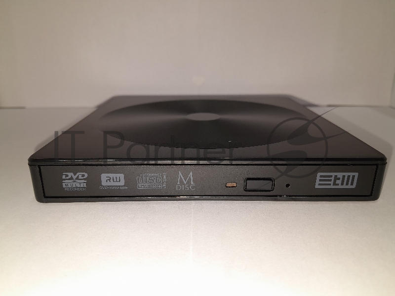 Внешний оптический DVD привод DVD-RW ext. Black Slim Ret USB3.0+TYPE-C