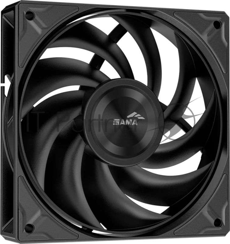 Кулер для процессора SAMA CPU Cooler SAMA A40P (240W, 4-pin PWM, 152mm, 4x6mm, 1x120mm, 75.2CFM, 29dBA, 2200RPM, S: 1851/1700/1200/115X, AM5/AM4, black/silver)