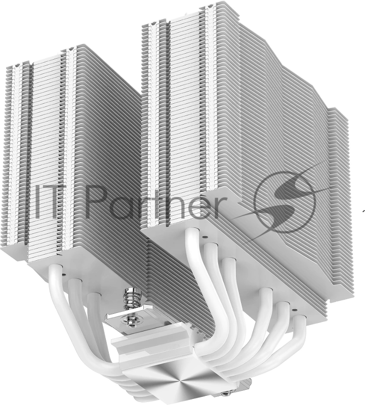 Кулер для процессора SAMA CPU Cooler SAMA A60W (265W, 4-pin PWM, 156.5mm, 6x6mm, 2x120mm, 78CFM, 29dBA, 2200RPM, S: 1851/1700/1200/115X, AM5/AM4, white)