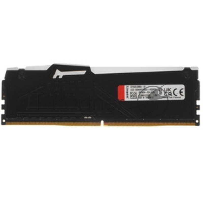 Оперативная память Kingston Fury Beast Black, DDR5, 32Gb (1x32 GB), 5200 MHz, CL40, радиатор, RGB, черный