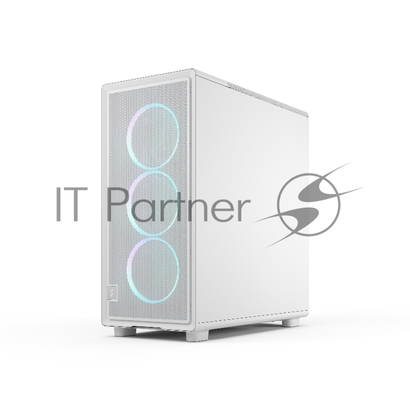 Корпус ПК без блока питания/ Case Fractal Design Epoch TG RGB Clear Tint, Midi-Tower, 3x120mm ARGB, 2xUSB-A 3.2 + 1xUSB 3.2 Type-C ATX, mATX, mITX, White