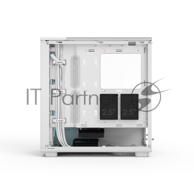 Корпус ПК без блока питания/ Case Fractal Design Epoch TG RGB Clear Tint, Midi-Tower, 3x120mm ARGB, 2xUSB-A 3.2 + 1xUSB 3.2 Type-C ATX, mATX, mITX, White