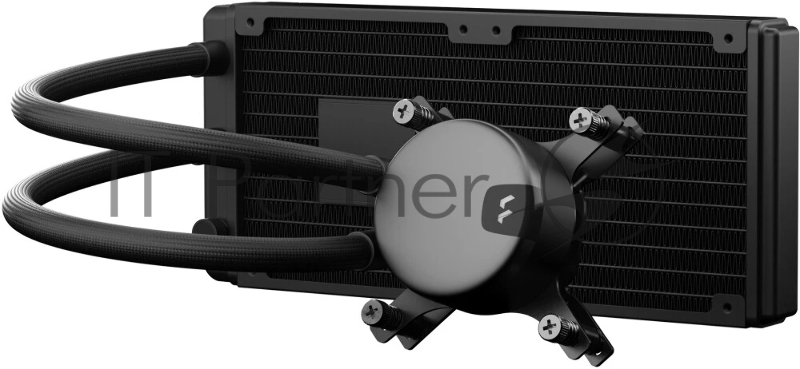 Система жидкостного охлаждения для ПК/ Water Cooling System Fractal Design Lumen S24 V2 RGB (180W, 240mm, Black, ARGB/ Fans: 2x120mm, 56CFM, 33.2dBA, 2000RPM/ Pump height 67mm, 22dBA, 4000RPM, Rad thickness 27mm/ S: 1851, 1700, 1200, 115X, 2011, 2066