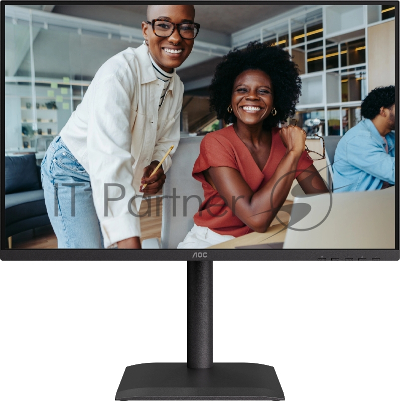 Монитор 24 AOC X24E4U черный IPS LED 4ms 16:9 HDMI M/M матовая HAS Piv 300cd 178гр/178гр 1920x1080 100Hz VGA DP FHD USB 5.22кг