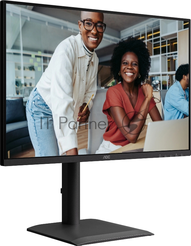 Монитор 24 AOC X24E4U черный IPS LED 4ms 16:9 HDMI M/M матовая HAS Piv 300cd 178гр/178гр 1920x1080 100Hz VGA DP FHD USB 5.22кг