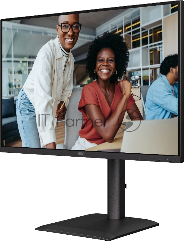 Монитор 24 AOC X24E4U черный IPS LED 4ms 16:9 HDMI M/M матовая HAS Piv 300cd 178гр/178гр 1920x1080 100Hz VGA DP FHD USB 5.22кг