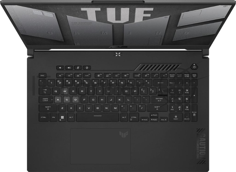 Ноутбук Asus TUF Gaming FA707NUQ-HX040 Ryzen 7 170/16Gb/SSD1Tb/RTX4050 6Gb/17.3/IPS/FHD/noOS/grey