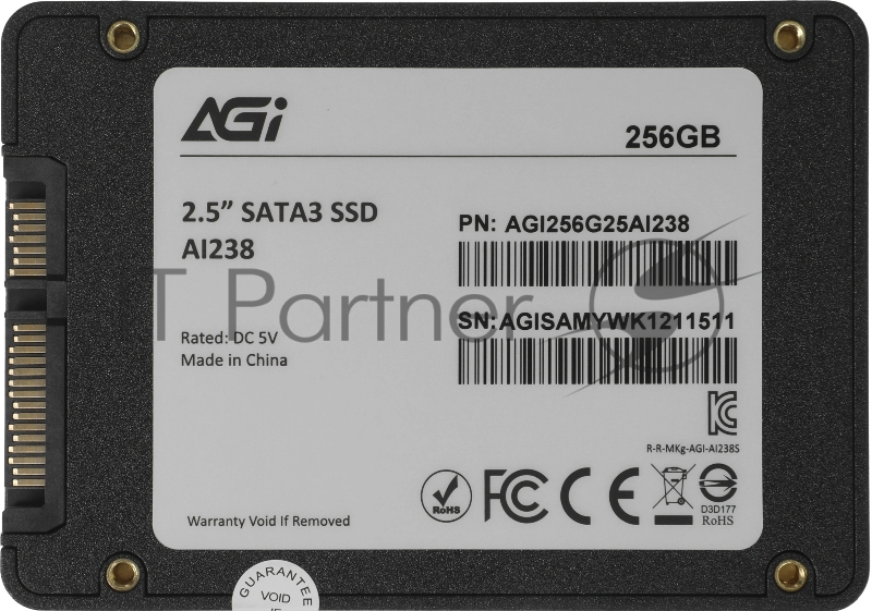 Накопитель SSD AGi SATA-III 256GB AGI256G25AI238 AI238 2.5