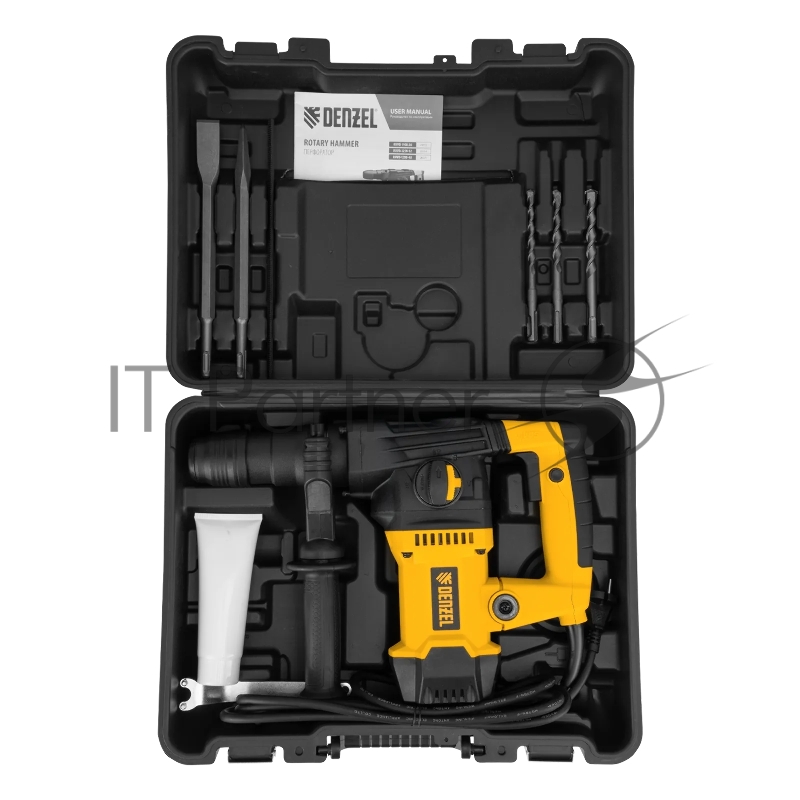 Перфоратор электрический RHVB-1250-32, SDS-plus, 1250 Вт, 5,5 Дж, 4 реж.// Denzel