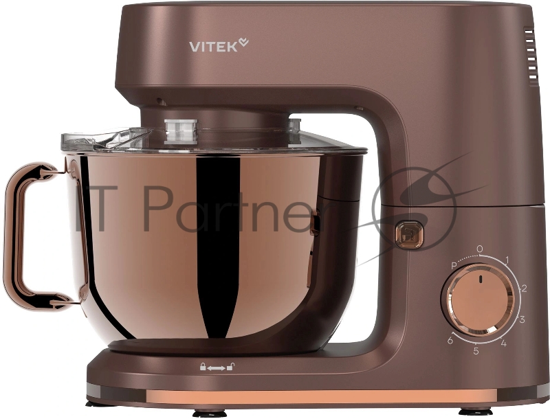 Миксер планетарный Vitek Элегия VT-PM0661 2000Вт кофейный