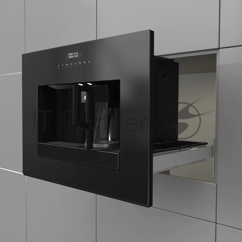 Встраиваемая кофемашина Gorenje CM4G8BG, давление 15 бар, кофемолка, мощность 1350 Вт, регулирование крепости кофе, автоматическое промывание системы, капучинатор, автоматическое приготовление эспрессо, программа очистки от накипи, регулирование темп