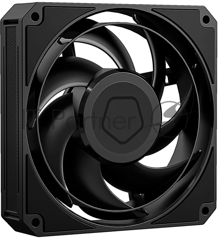 Вентилятор для корпуса ID-Cooling AT-120-K 120х120x15 черный 4-pin 36.5дБ Ret