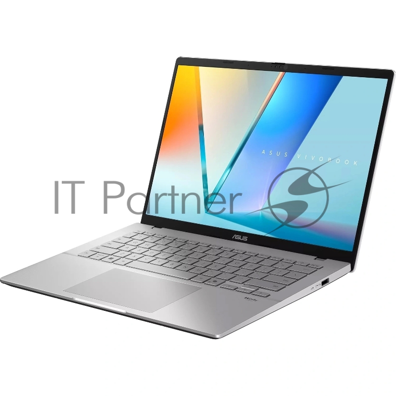 Ноутбук ASUS Vivobook S14 S3407-LY083 Intel Core 5 210H 2200MHz/14/1920x1200/16GB/512GB SSD/Intel Graphics/Wi-Fi/Bluetooth/Без ОС (90NB1681-M006X0) Silver