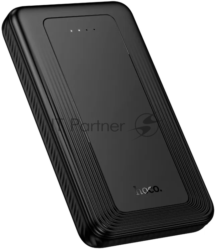 Внешний аккумулятор 10000mAh 2USB+1Type-C+1micro USB 2.0A Hoco J165 (Black)