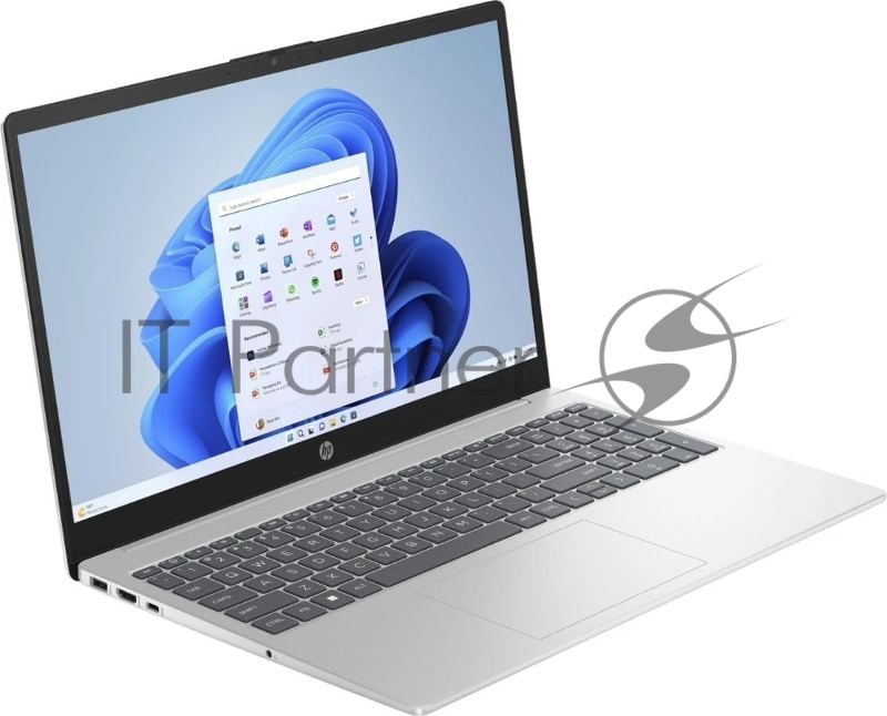 Ноутбук HP 15 15-fc0196nia 15.6/IPS/AMD R5-7520U/8Gb/512Gb SSD/AMD Radeon 610M/noOS/серебристый/1.59kg