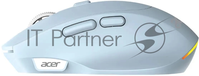 Мышь Acer OMR504 голубой оптическая 3200dpi silent беспров. BT/Radio USB 4but (ZL.MCE11.01E)