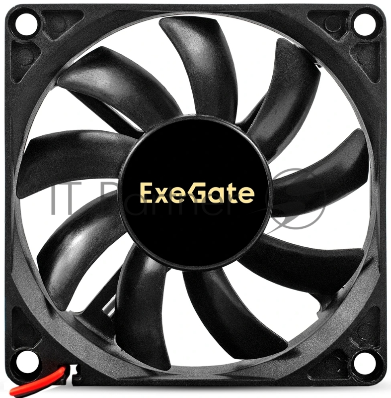 Вентилятор 12В DC ExeGate EX08015B2P (80x80x15 мм, 2-Ball (двойной шарикоподшипник), 2pin, 2000RPM, 21dBA)