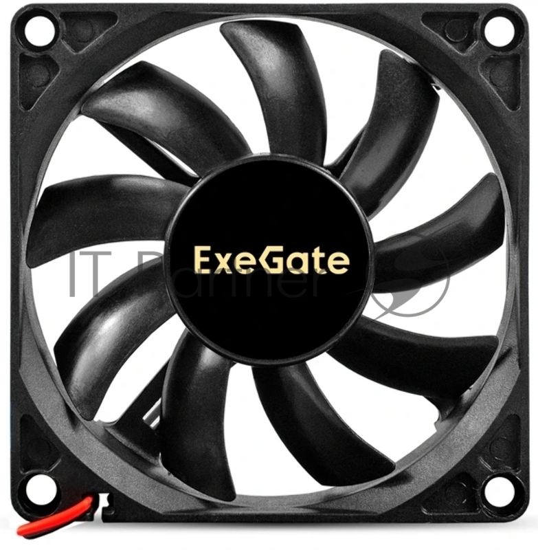 Вентилятор 12В DC ExeGate EX08015S2P (80x80x15 мм, Sleeve bearing (подшипник скольжения), 2pin, 2000RPM, 20dBA)