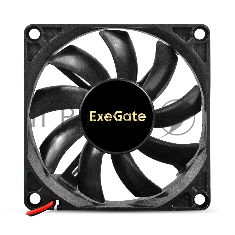 Вентилятор 12В DC ExeGate EX08015S2P (80x80x15 мм, Sleeve bearing (подшипник скольжения), 2pin, 2000RPM, 20dBA)