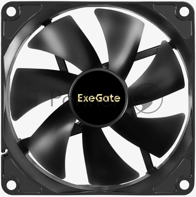 Вентилятор 12В DC ExeGate ExtraSilent ES14025B2P (140x140x25 мм, 2-Ball (двойной шарикоподшипник), 2pin, 1000RPM, 19dBA)