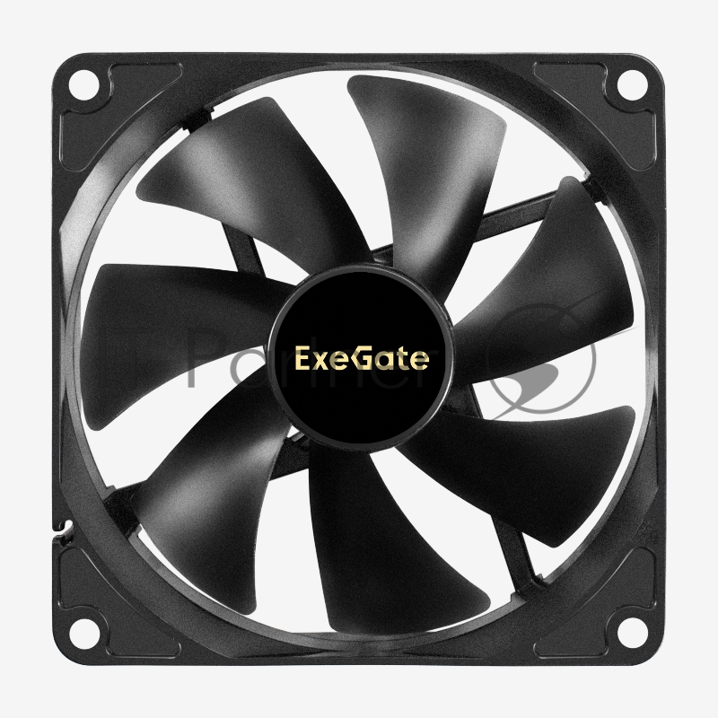 Вентилятор 12В DC ExeGate ExtraSilent ES14025B2P (140x140x25 мм, 2-Ball (двойной шарикоподшипник), 2pin, 1000RPM, 19dBA)