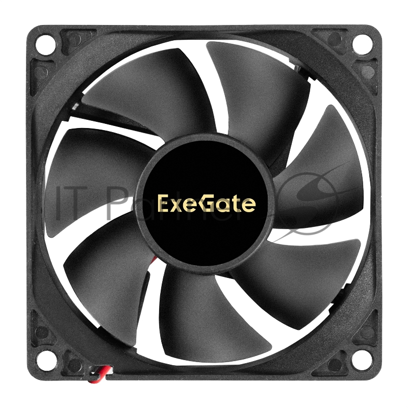 Вентилятор 24В DC ExeGate EX08020S2P-24 (80x80x20 мм, Sleeve bearing (подшипник скольжения), 2pin, 3900RPM, 41dBA)