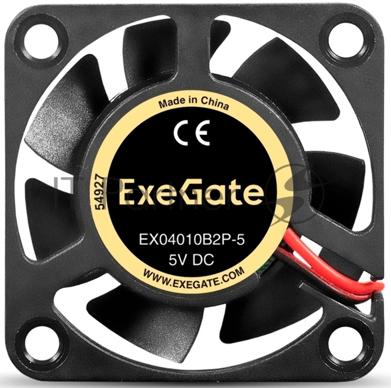 Вентилятор 5В DC ExeGate EX04010B2P-5 (40x40x10 мм, 2-Ball (двойной шарикоподшипник), 2pin, 5500RPM, 25dBA)