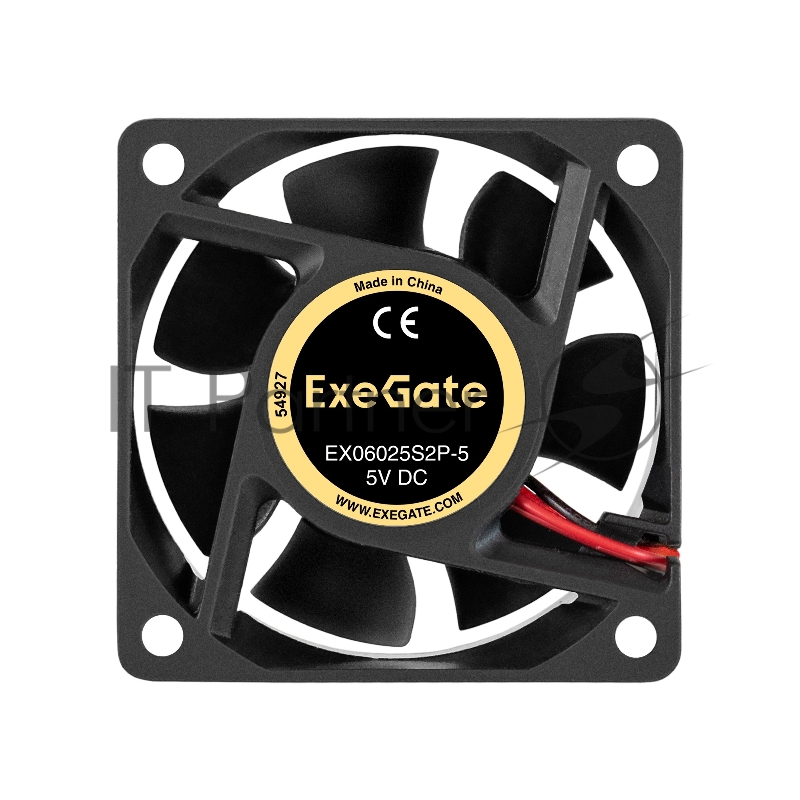 Вентилятор 5В DC ExeGate EX06025S2P-5 (60x60x25 мм, Sleeve bearing (подшипник скольжения), 2pin, 3500RPM, 25dBA)