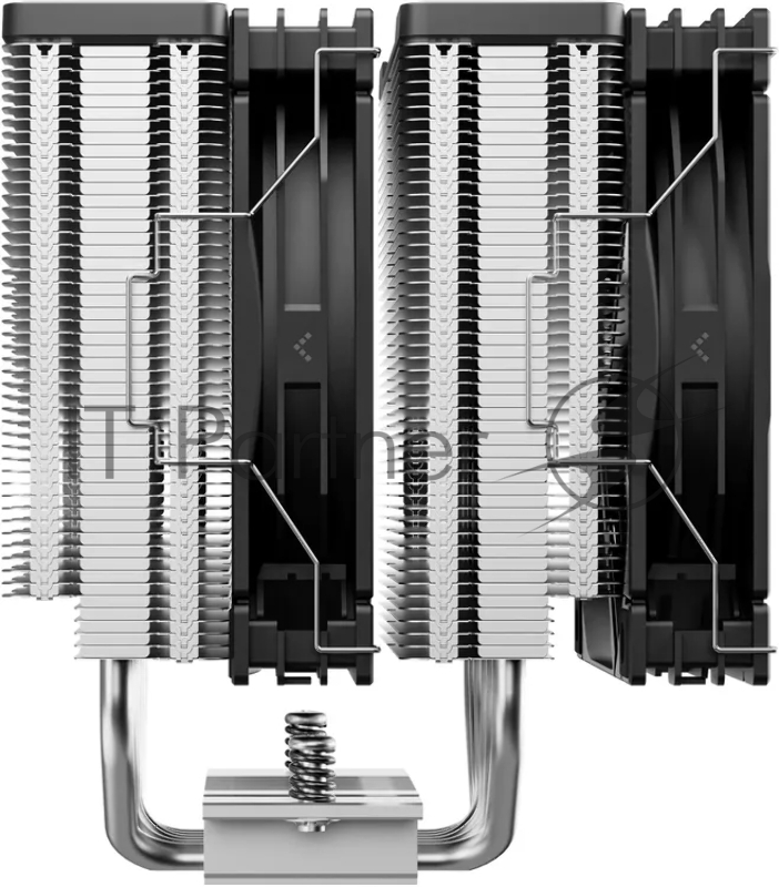 Кулер для процессора DEEPCOOL AG620 G2 LGA1954/1851/1700/AM5/AM4 (9шт/кор, TDP 270W, PWM, DUAL Black Fan 120mm, 6 тепл. трубок, черный) RET