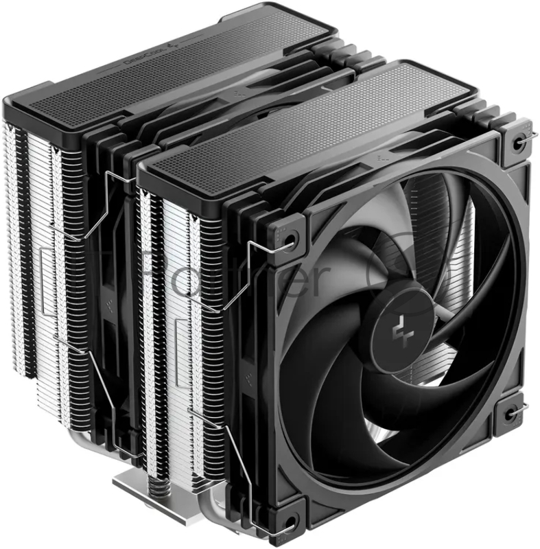 Кулер для процессора DEEPCOOL AG620 G2 LGA1954/1851/1700/AM5/AM4 (9шт/кор, TDP 270W, PWM, DUAL Black Fan 120mm, 6 тепл. трубок, черный) RET