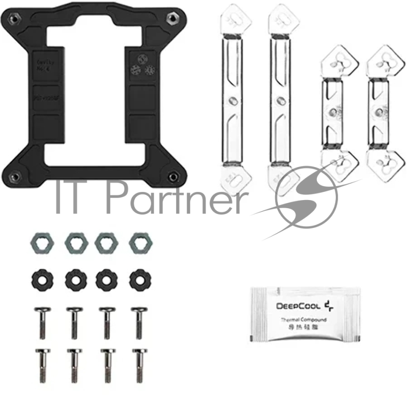 Кулер для процессора DEEPCOOL AG620 G2 WH LGA1954/1851/1700/AM5/AM4 (9шт/кор, TDP 270W, PWM, DUAL Black Fan 120mm, 6 тепл. трубок, белый) RET