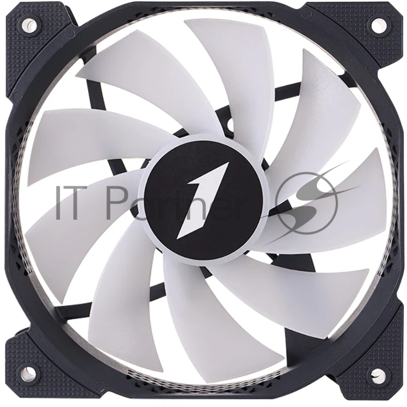 Вентилятор для корпуса 1STPLAYER F7R Black F7R-BK 120mm, 600-1800rpm, 56.34CFM, 36.99dBa, BULK