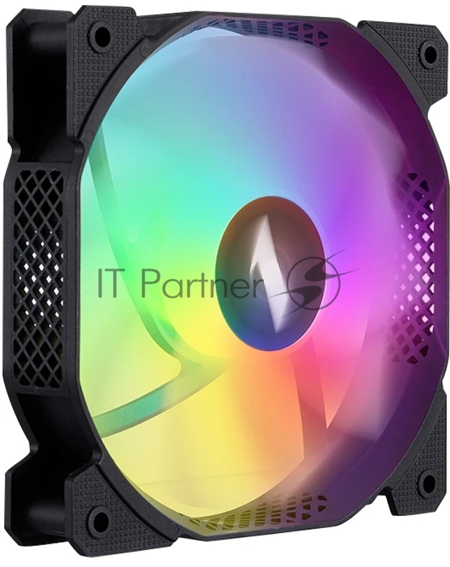 Вентилятор для корпуса 1STPLAYER F7R Black F7R-BK 120mm, 600-1800rpm, 56.34CFM, 36.99dBa, BULK