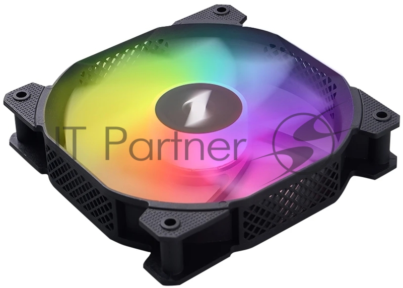 Вентилятор для корпуса 1STPLAYER F7R Black F7R-BK 120mm, 600-1800rpm, 56.34CFM, 36.99dBa, BULK