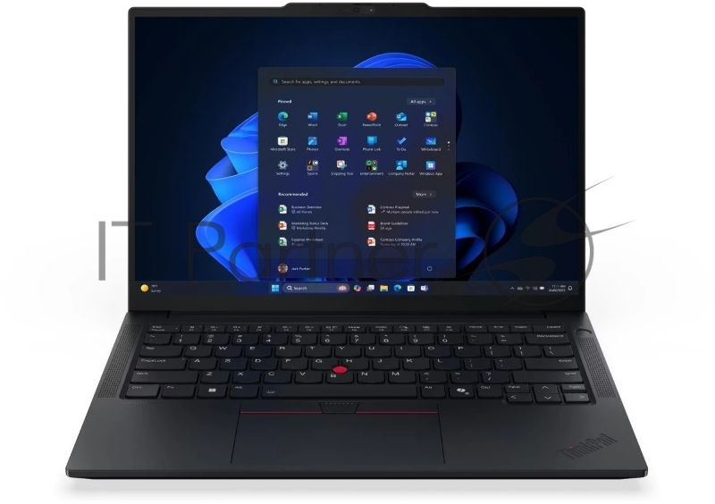 Ноутбук Lenovo ThinkPad E14 G7/14/IPS/Intel Core Ultra 7 255H/16Gb/512Gb SSD/Intel Arc 140T/no OS/черный/1.34kg