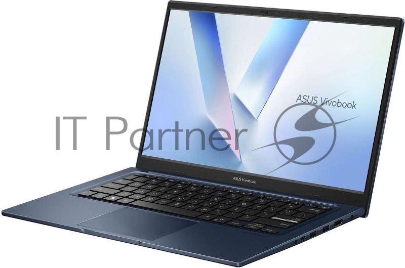 Ноутбук Asus VivoBook 14 X1404VA-I38128 Core i3 1315U 8Gb SSD128Gb Intel UHD Graphics 14 IPS FHD (1920x1080) Windows 11 Home blue WiFi BT Cam (90NB10I1-M015F0)