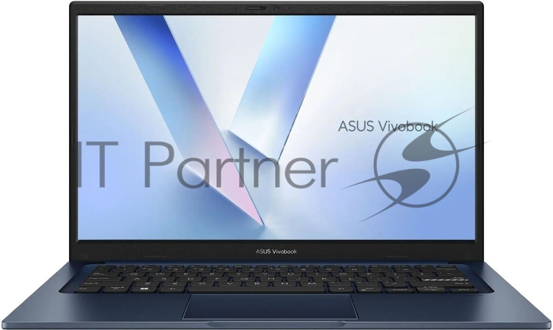 Ноутбук Asus VivoBook 14 X1404VA-I38128 Core i3 1315U 8Gb SSD128Gb Intel UHD Graphics 14 IPS FHD (1920x1080) Windows 11 Home blue WiFi BT Cam (90NB10I1-M015F0)