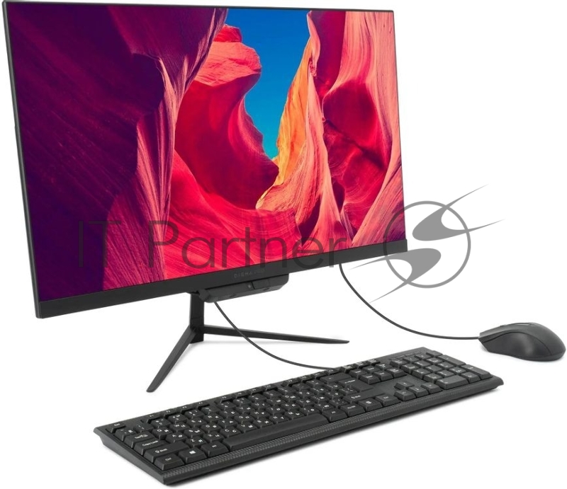 Моноблок Digma Pro Base 23.8 Full HD i3 12100 (3.3) 16Gb SSD512Gb UHDG 730 Windows 11 Pro GbitEth WiFi BT 90W клавиатура мышь Cam черный 1920x1080