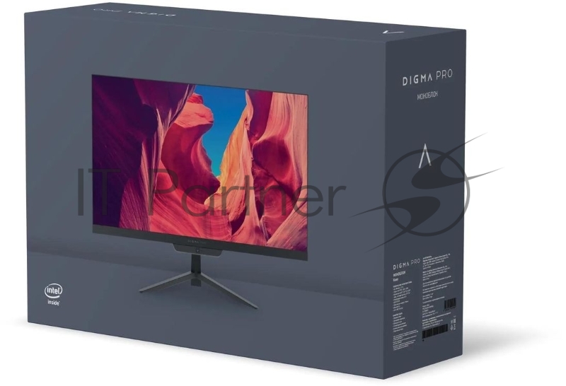 Моноблок Digma Pro Base 23.8 Full HD i3 12100 (3.3) 16Gb SSD512Gb UHDG 730 Windows 11 Pro GbitEth WiFi BT 90W клавиатура мышь Cam черный 1920x1080