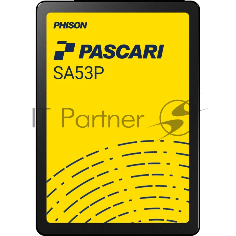 Серверный диск Phison SSD SA53P, 240GB, 2.5 7mm, SATA3, TLC, R/W 530/350MB/s, IOPs 90 000/12 000, TBW 438, DWPD 1, non-OPAL