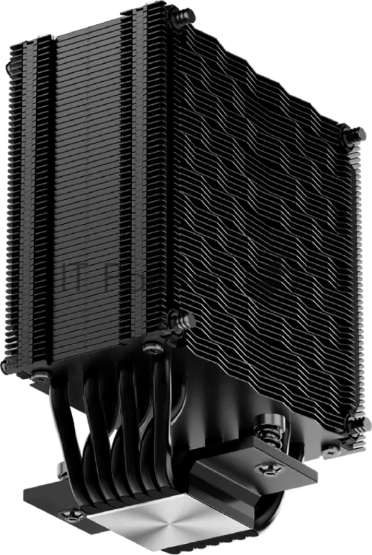 Кулер для процессора PCCooler RZ700D BK (270W, 4-pin PWM, 159.5mm, Al/Cu, 7x6mm, 2x120mm, 79.8CFM, 35.9dBA, 2400RPM, S: 1851/1700/1200/115X, AM5/AM4, black)