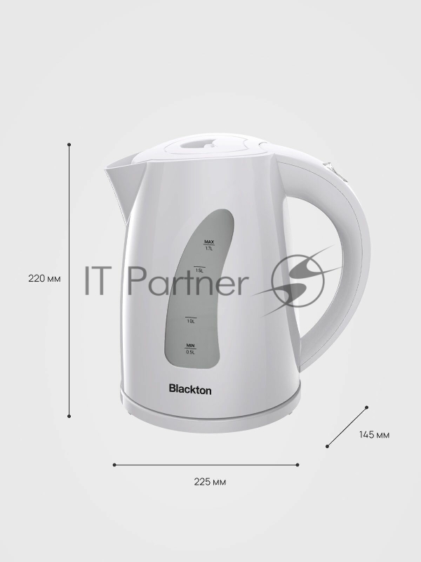 Чайник электрический Blackton Bt KT1706P Gray. 2200 Вт, Объем 1.7 л