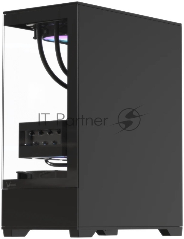 Корпус Formula Crystal Z1 V2 черный без БП ATX 1xUSB2.0 1xUSB3.0 1xUSB3.1 audio bott PSU