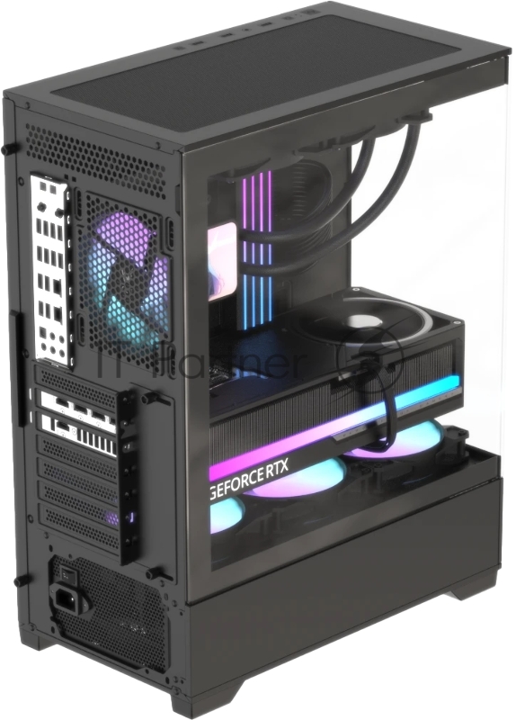 Корпус Formula Crystal Z1 V2 черный без БП ATX 1xUSB2.0 1xUSB3.0 1xUSB3.1 audio bott PSU
