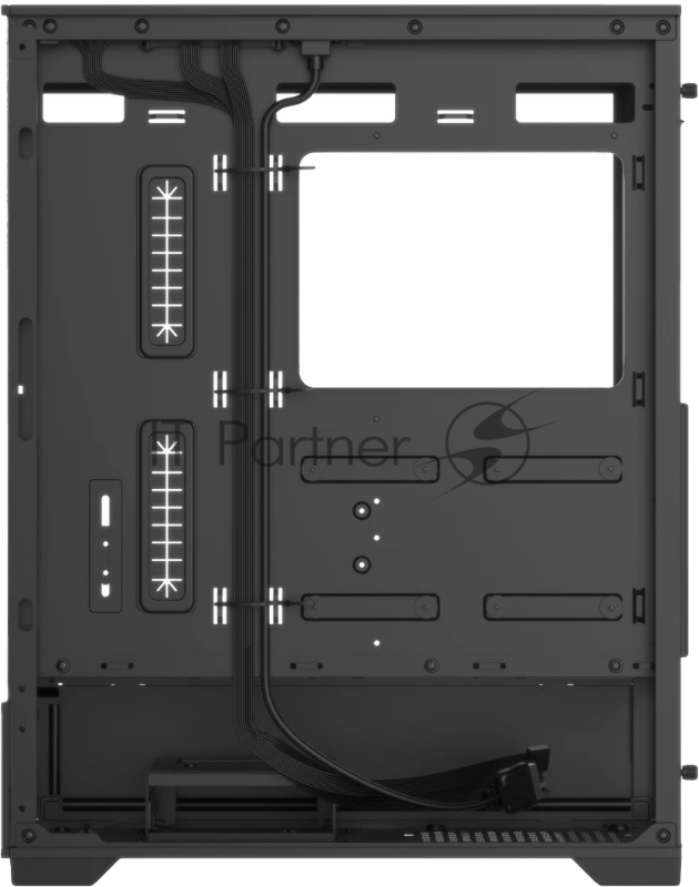 Корпус Formula Crystal Z1 V2 черный без БП ATX 1xUSB2.0 1xUSB3.0 1xUSB3.1 audio bott PSU