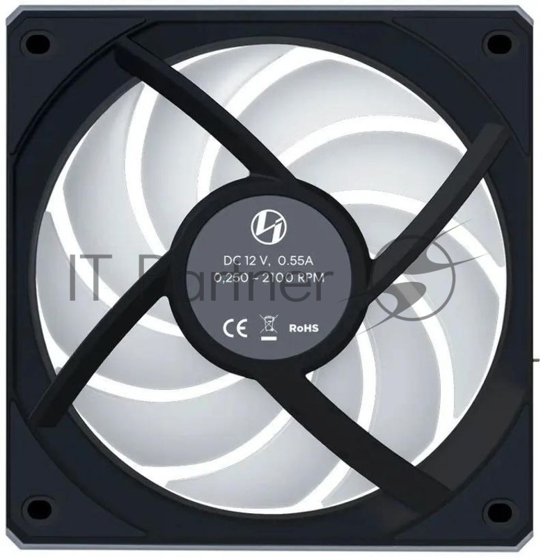 Вентилятор для корпуса Lian-Li Uni Fan CL Wireless 120 Reverse ARGB 124х120x28 черный 4-pin 30.8дБ (G99.12RCL1W1B.R0) Ret