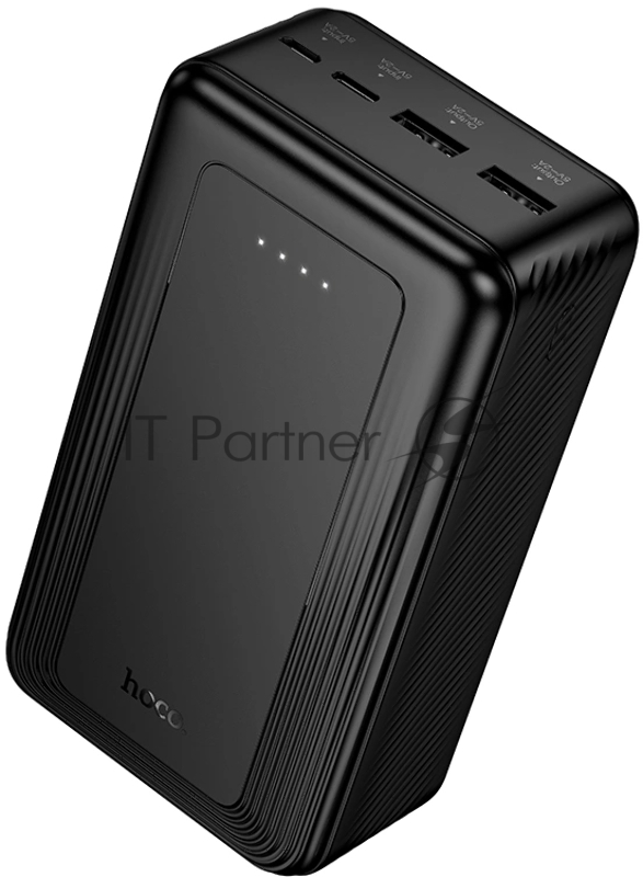 Внешний аккумулятор 30000mAh 2USB+1Type-C+1micro USB 2.0A Hoco J165B (Black)